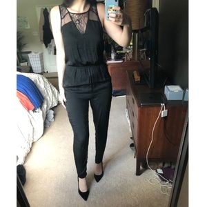 Black Lace Jumpsuit